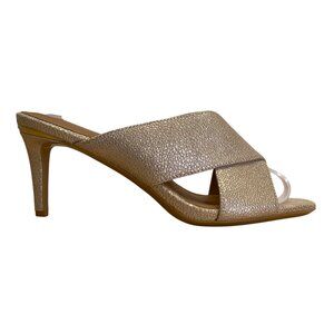 Calvin Klein Women’s Sand Lucie Prlzd Glsy Stingray Stiletto Heel Size 7M